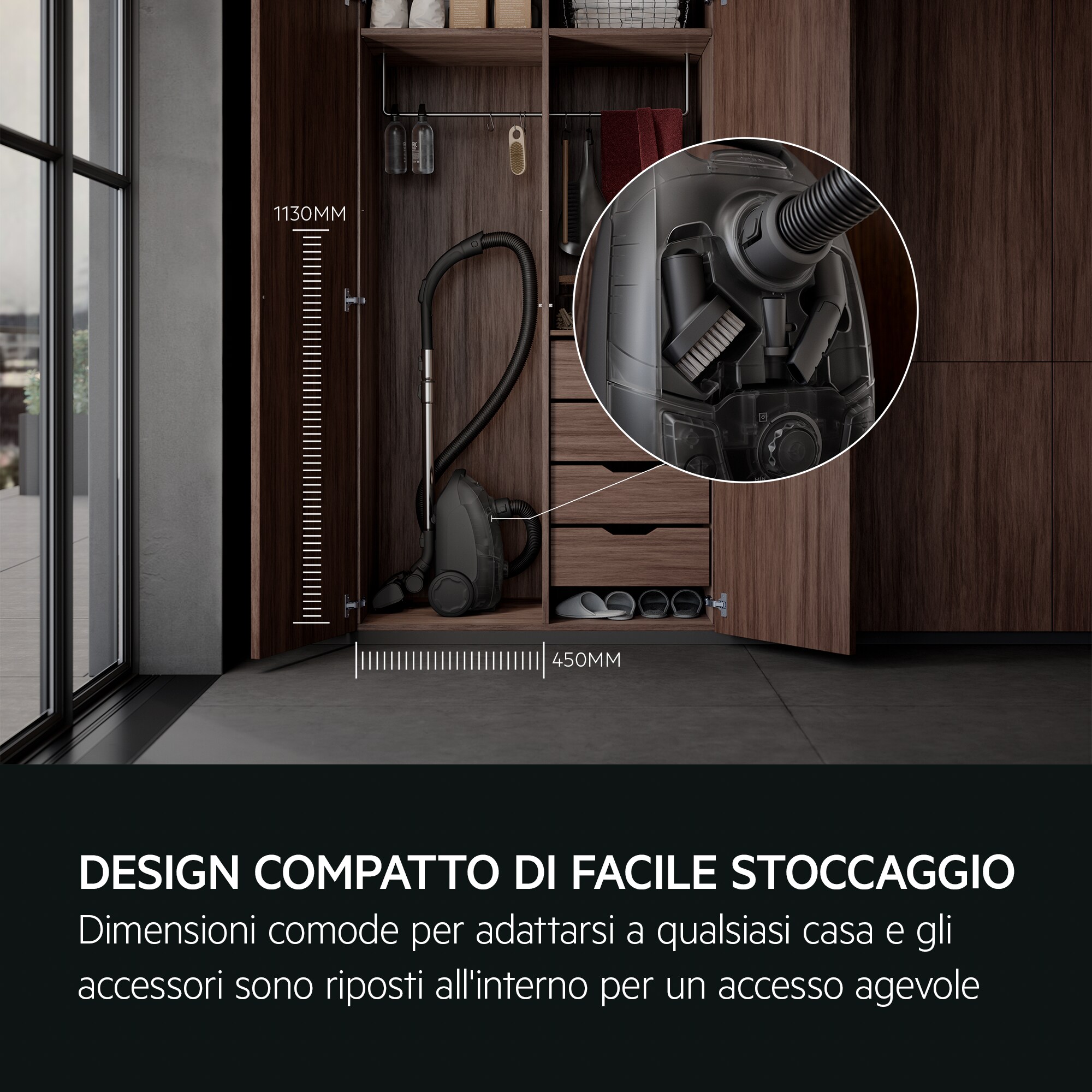 AEG - Aspirapolvere con sacco - AB51A3DG