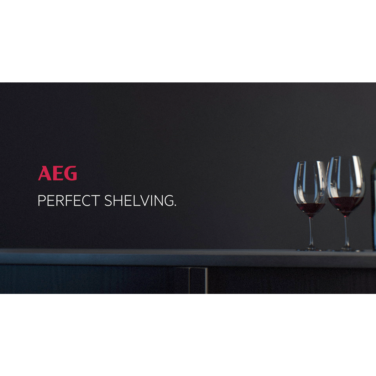 AEG - Small refrigerator - AWUD040B8B