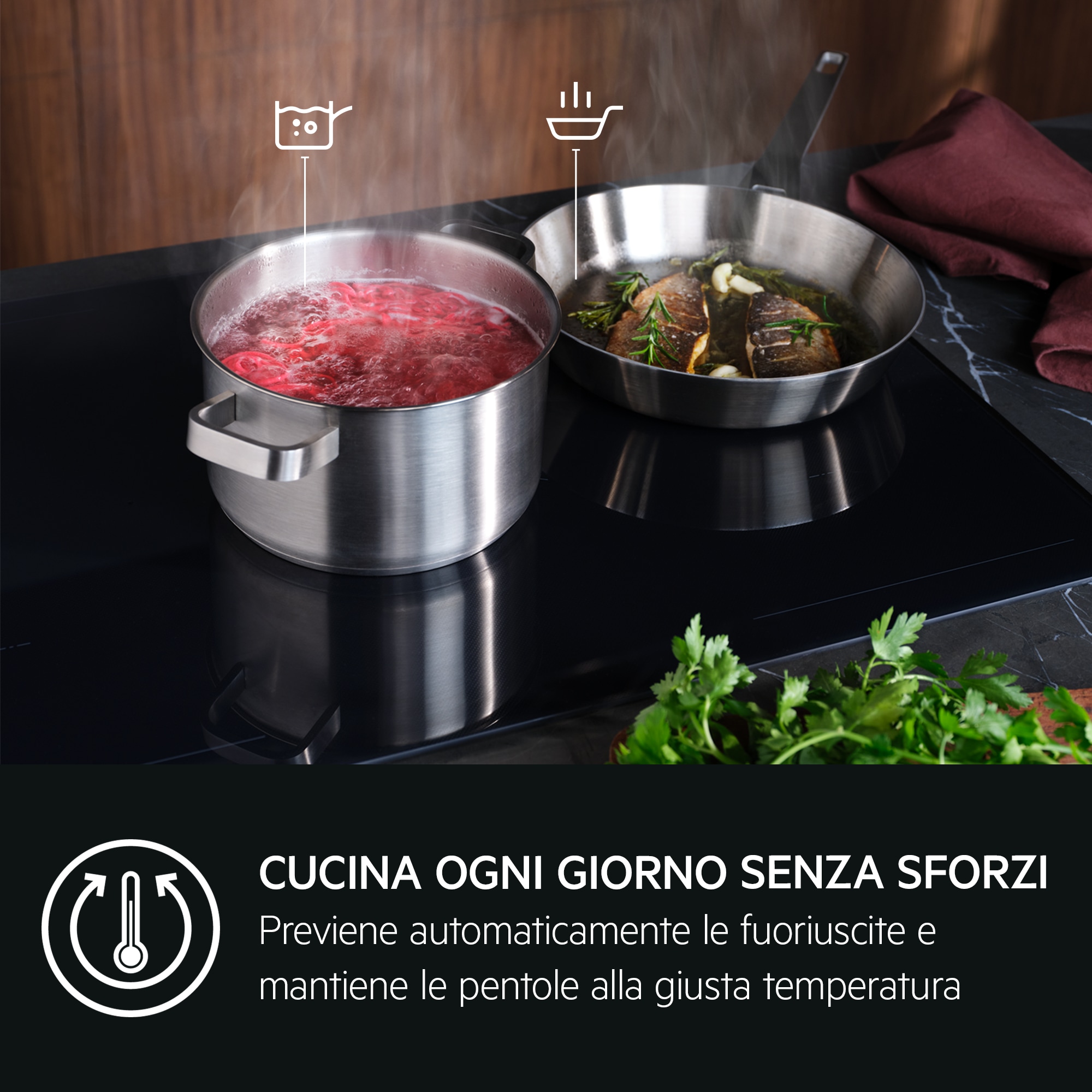 AEG - Piani cottura ad induzione - NIK85M30AZ
