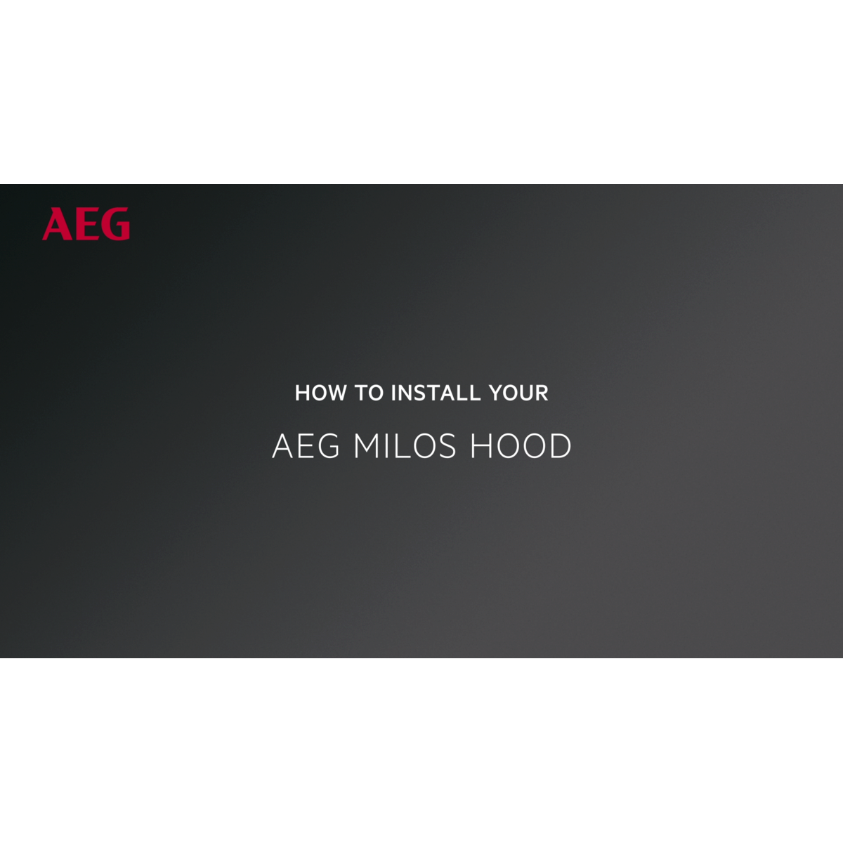 AEG - Cooker hood 60 cm - GDE686HM