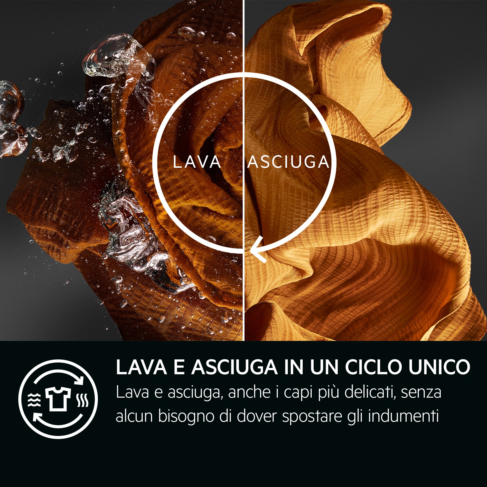 AEG - Lavasciuga a libera installazione - LWR8T166YAB
