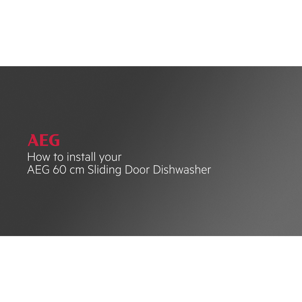 AEG - Dishwasher 60 cm - FSK63657P