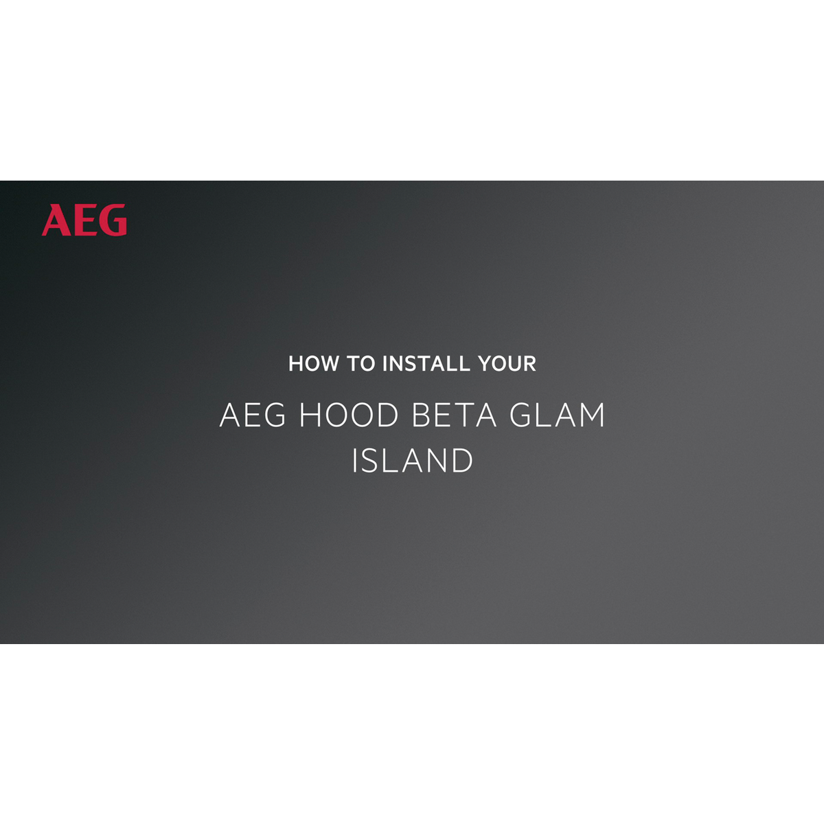 AEG - 90 cm cooker hood - DBE5961HG