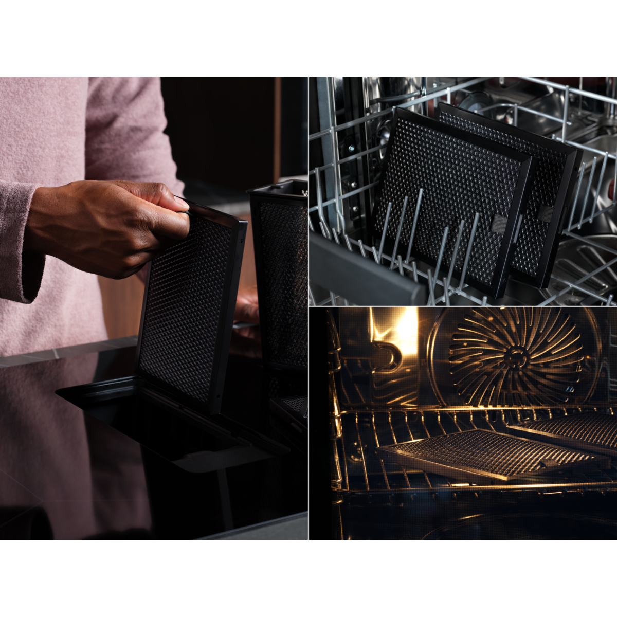 AEG - Piani con cappa integrata - NCH74B01CB