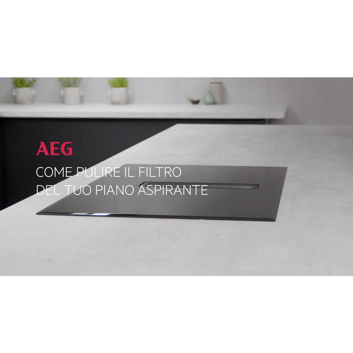 AEG - Piani con cappa integrata - TH84CB03FB