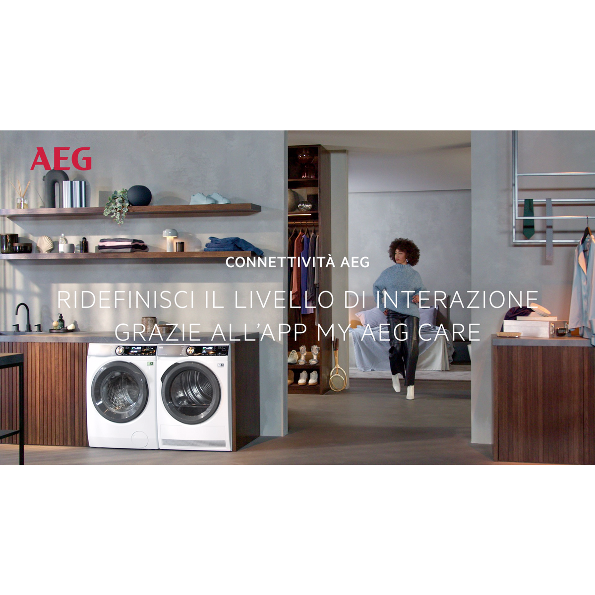 AEG - 9 kg washing machine - LR9H96CBS