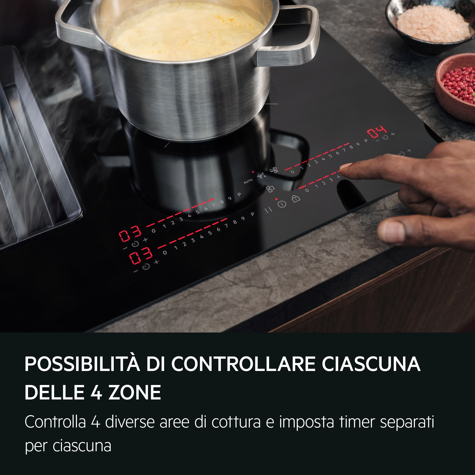 AEG - Combinazione Piano Cappa - TH84CB03FB