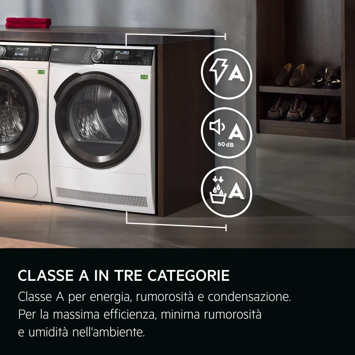 AEG - Asciugatrici a pompa di calore - TR9HH8AY