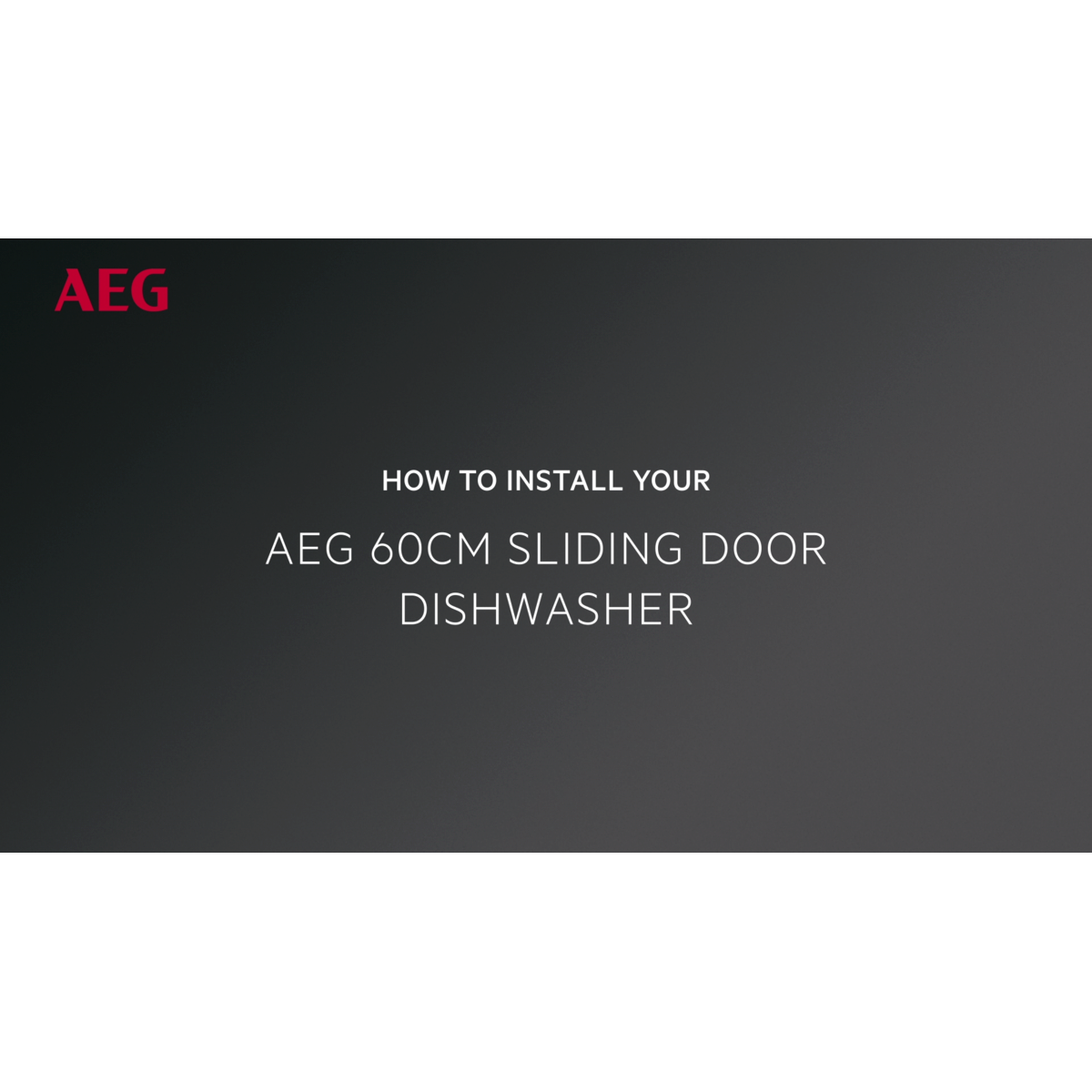 AEG - Dishwasher 60 cm - FSK73617Z