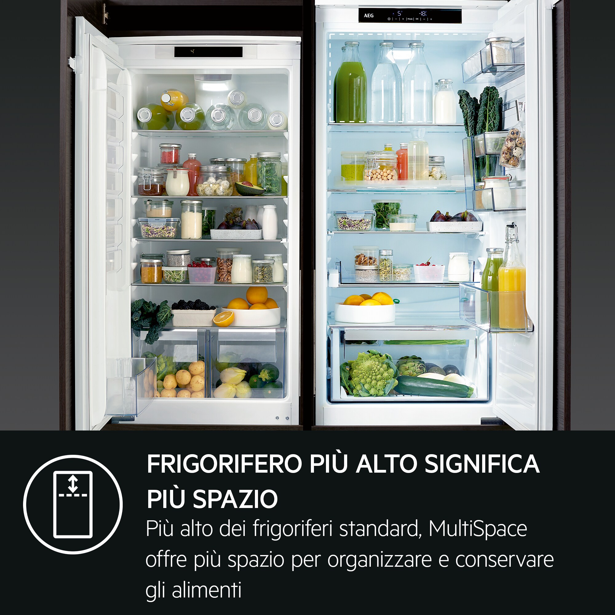 AEG - Frigoriferi ad incasso - NSF6D181DS