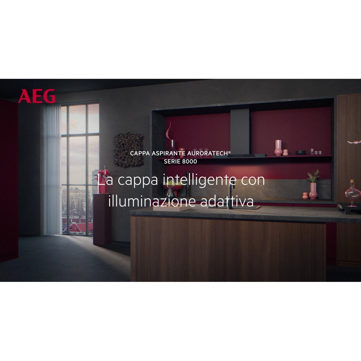 AEG - Black cooker hood - NDB8791CB
