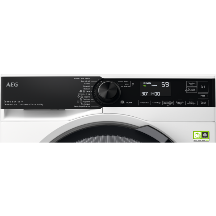 AEG - 10 kg washing machine - LR8H14ABY