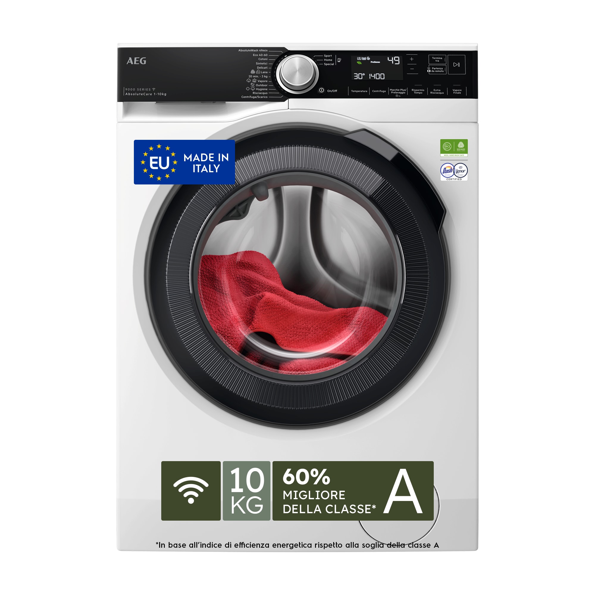 AEG - Lavatrici a carica frontale - LR9FA104SY