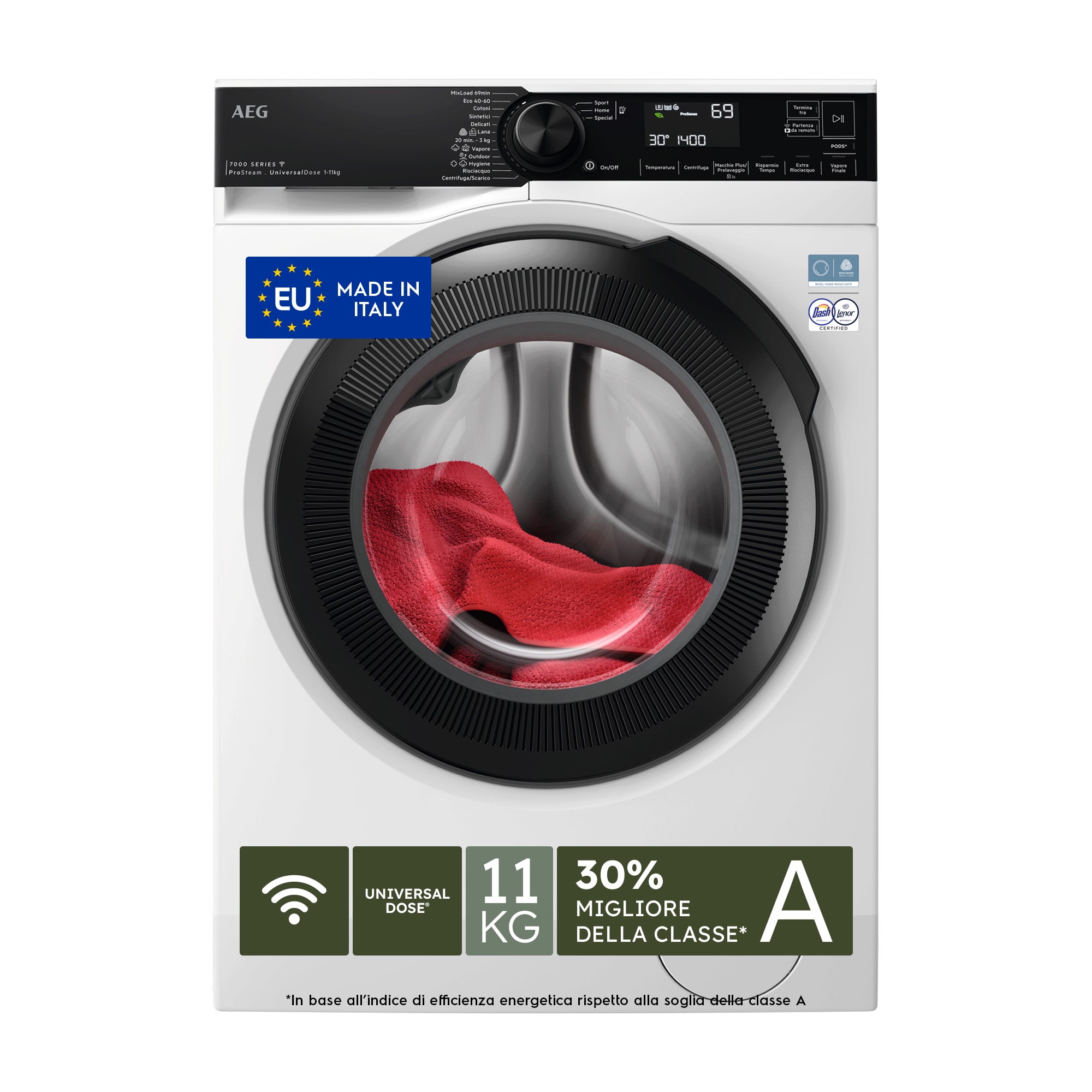 AEG - Lavatrici a carica frontale - LR7FH114VY