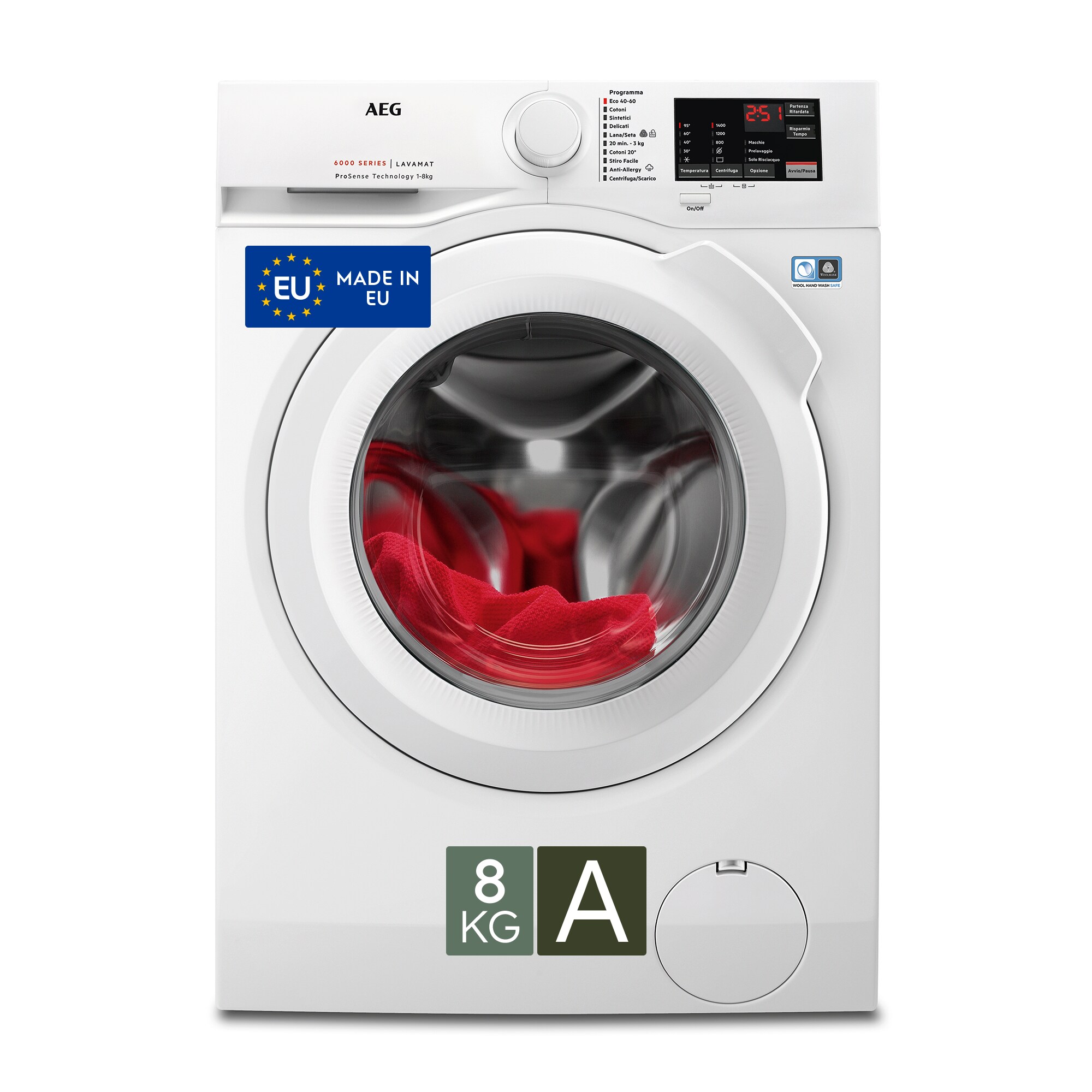 AEG - Lavatrici a carica frontale - L6FBI48W