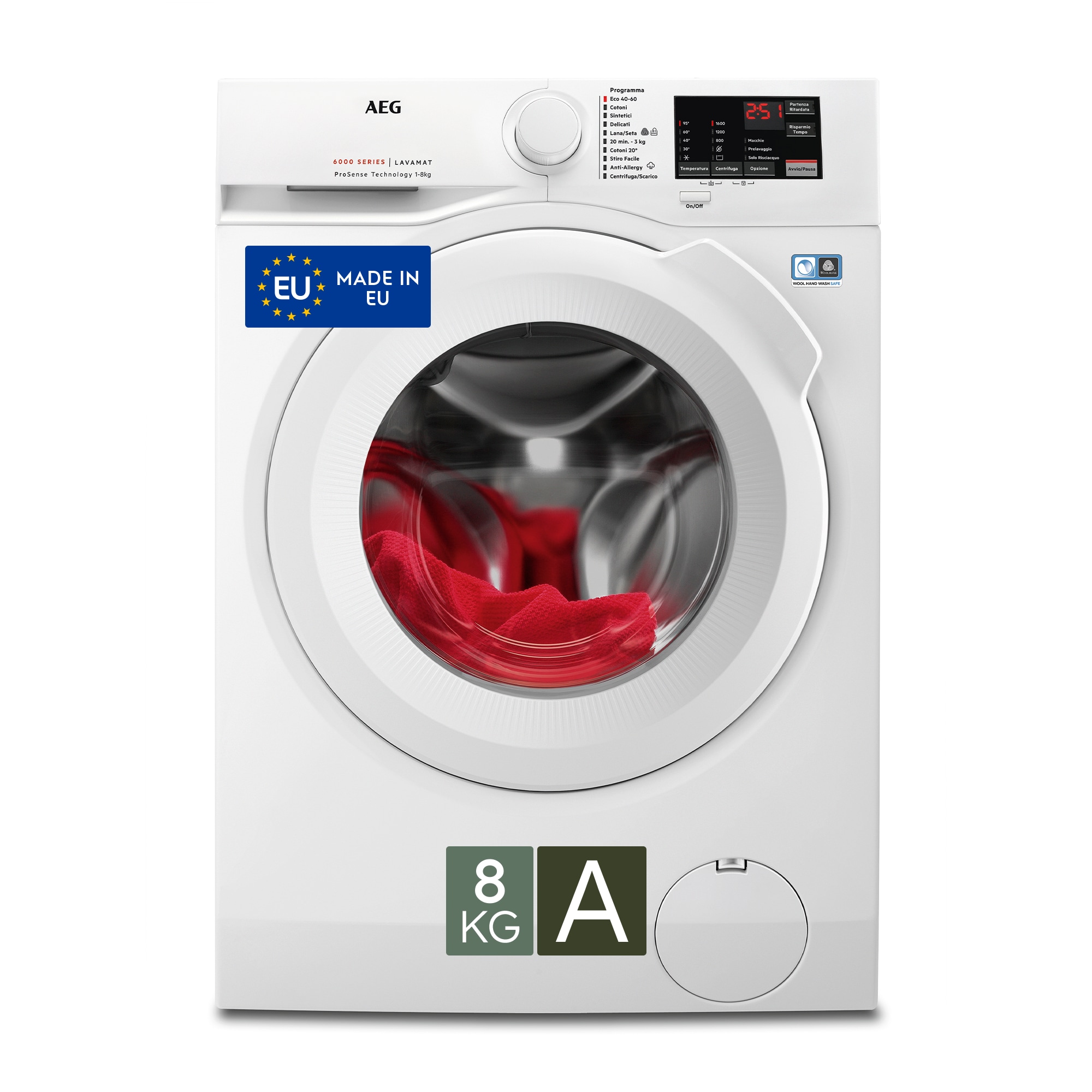 AEG - Lavatrici a carica frontale - L6FBI6W8