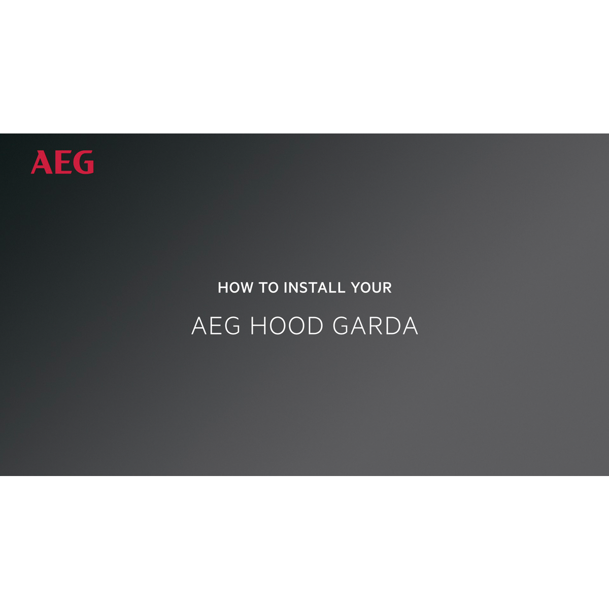 AEG - Cappe integrate totali - DGB3850M