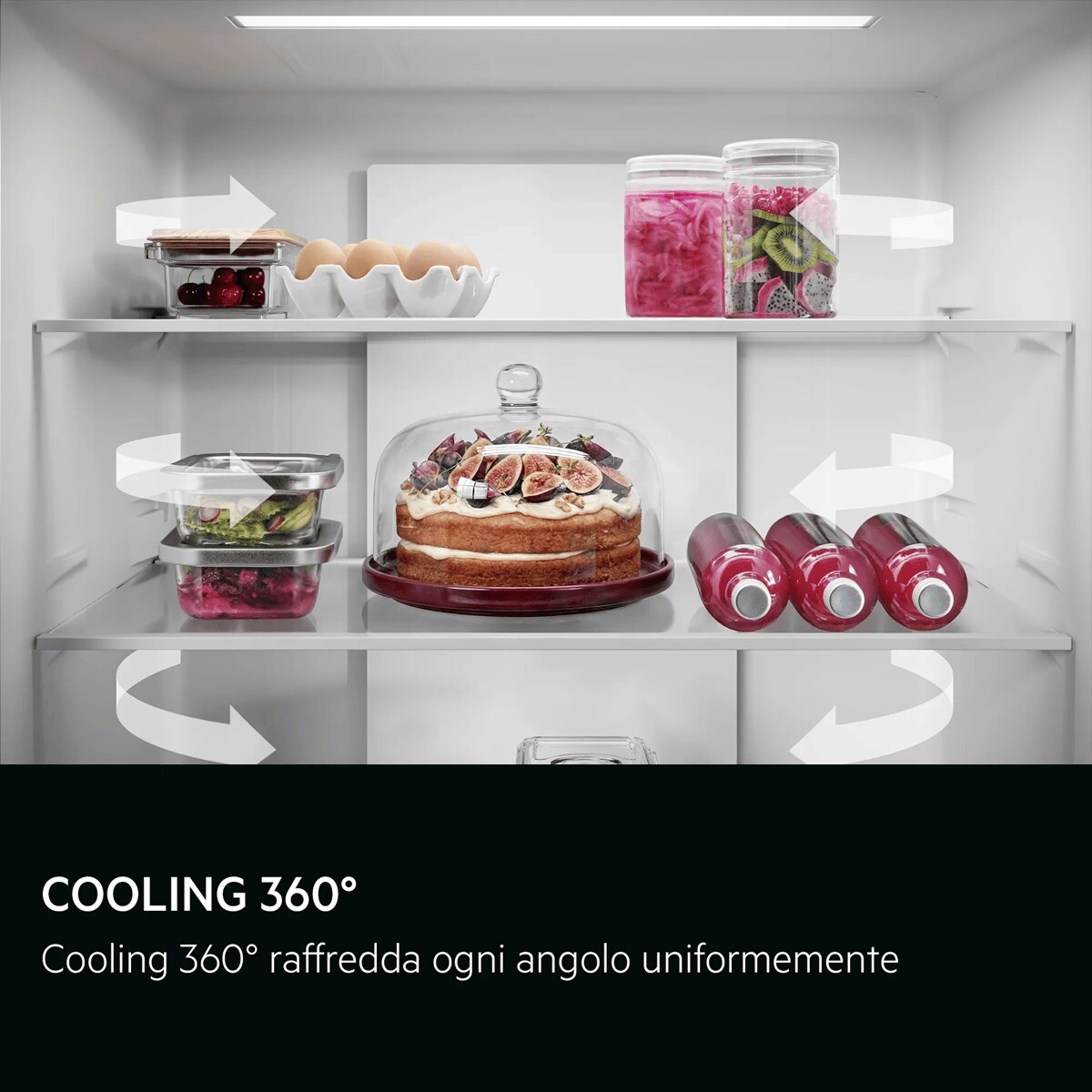COOLING 360° Cooling 360° raffredda ogni angolo uniformemente
