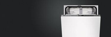 Integrated slimline dishwasher