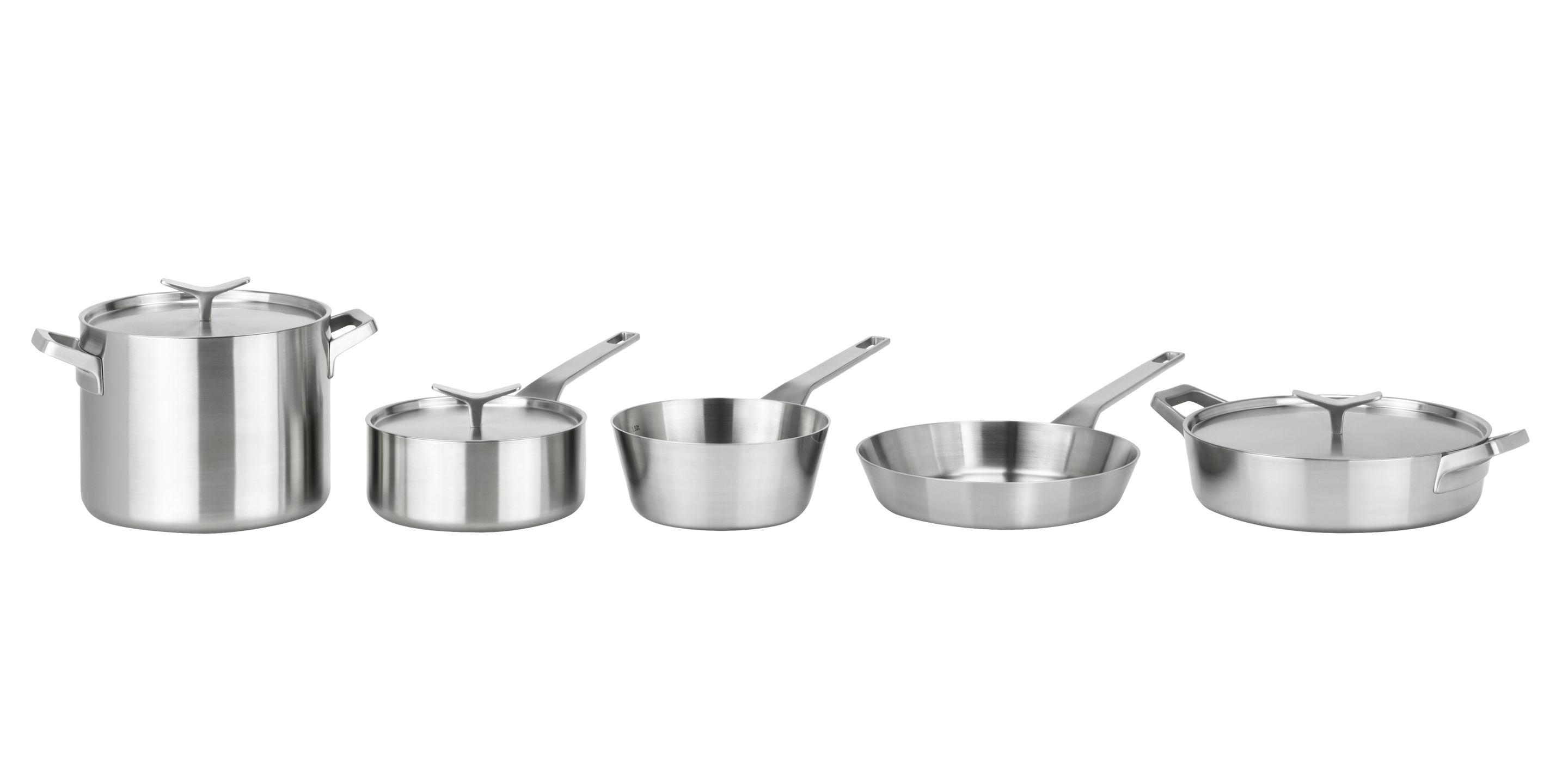 La batteria completa di pentole e padelle della Mastery Collection