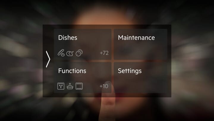 Visualizzazione della funzione CookSmart.