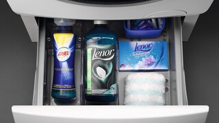 Il piedistallo da bucato, pratico e spazioso